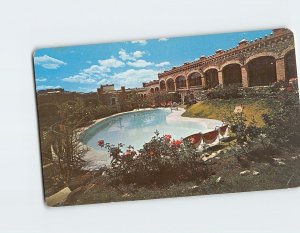 Postcard Swimming pool of Santa Cecilia Castle Hotel, Guanajuato, Mexico