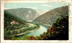 Delaware Water Gap from Winona Cliff PA UDB c1904 Vintage Postcard P37