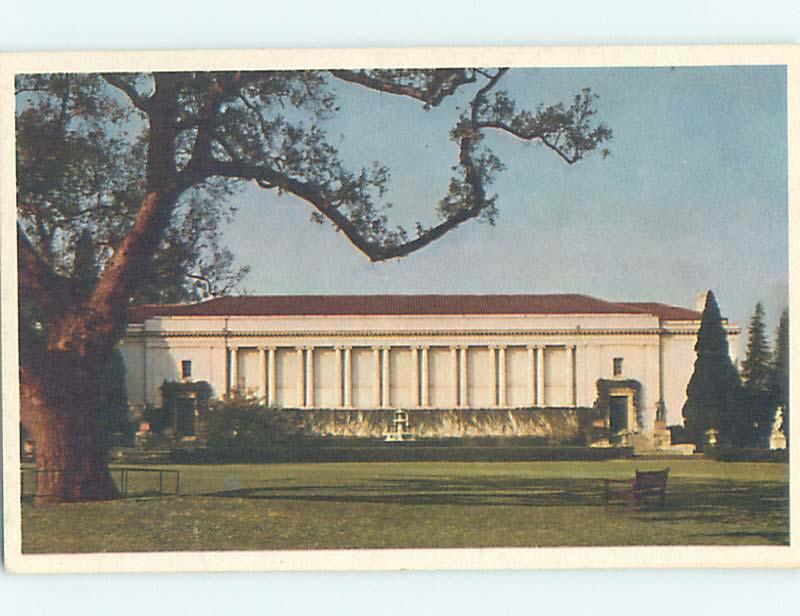 Unused Pre-1980 LIBRARY SCENE San Marino California CA hs2272