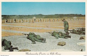 Marksmanship on Rifle Range , FORT CAMPBELL , Kentucky , 1950-60s