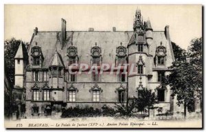Old Postcard Beauvais The Courthouse Former Episcopal Palace