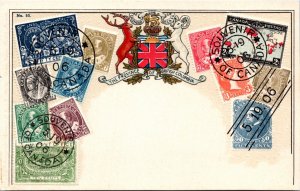 Embossed Postcard Canada Stamps of the World British Columbia No. 52 1906 K45