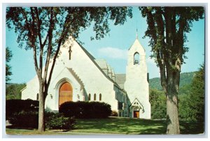 c1960's Beautiful Marble Church at Proctor Vermont VT Vintage Postcard