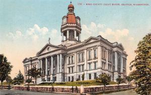 SEATTLE, WA  Washington   KING COUNTY COURT HOUSE  Courthouse   c1910's Postcard