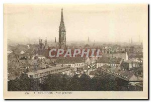 Old Postcard Mulhouse General view