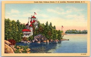 B-70581 Castle Rest, Pullman Estate, F. O. Lowden, Thousand Islands, New York