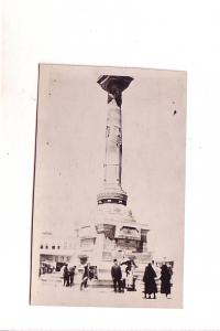 Real Photo, Woman, Monument, Turkish People, French Back, Size 4.5 X 3 inches