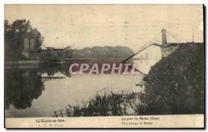 Old Postcard Militaria Bridge Boran