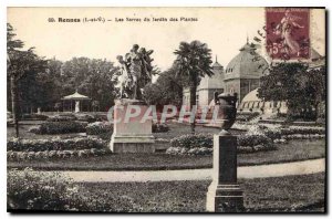 Postcard Old Rennes Jardin des Plantes Greenhouses