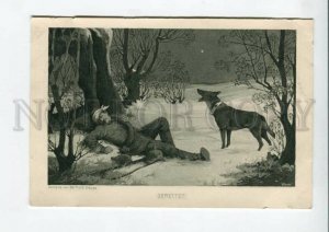 3159702 WWI German Shepherd Dog RED CROSS Dead Man Gerettet