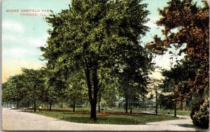 Illinois Chicago Scene In Garfield Park 1910