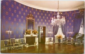 The Blue Room in the White House, Washington DC