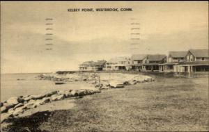 Westbrook CT Kelsey Point Homes Postcard c1930s
