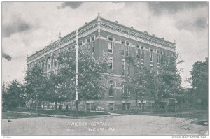 WICHITA, Kansas, 1900-1910´s; Wichita Hospital