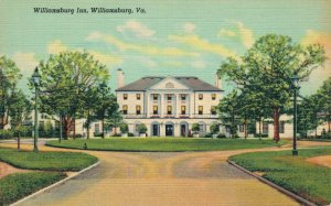 USA Williamsburg Inn Williamsburg Virginia Linen Postcard 08.17