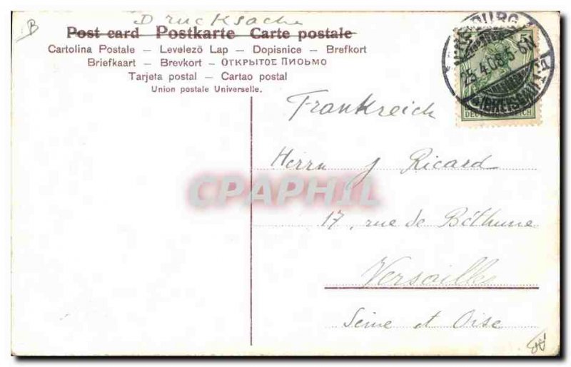 Postcard Former Army Officer