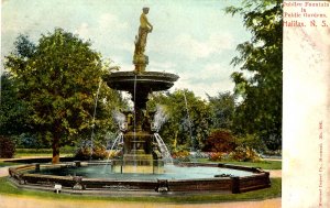Canada - Nova Scotia, Halifax. Public Gardens, Jubilee Fountain