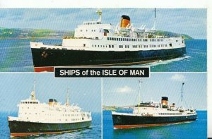 Shipping Postcard - Views of Ships of The Isle of Man - Ref 20065A