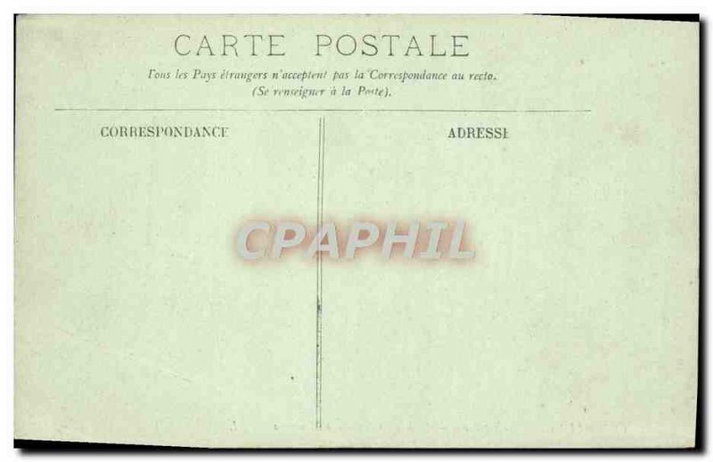 Old Postcard Compiegne Chateau Du Conseal Hall Of Ministers