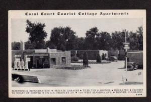 CO Coral Ct CONOCO Gas Station DENVER COLORADO Postcard