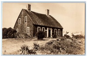 c1930's Bow Roofed House Chatham Cape Cod Massachusetts MA RPPC Photo Postcard