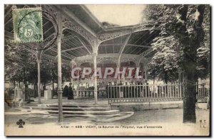 Vichy Old Postcard The source of & # 39hopital view & # 39ensemble