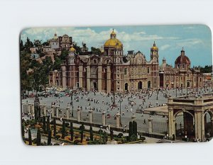 Postcard Panoramic View of the Shine of Guadalupe Mexico City Mexico