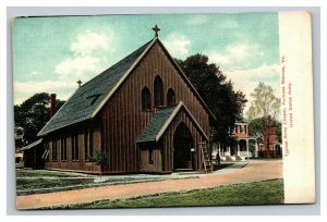 Vintage 1900's Military Postcard Army Chapel Fortress Monroe Virginia