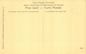 L254 Singapore Boat Quay junks postcard