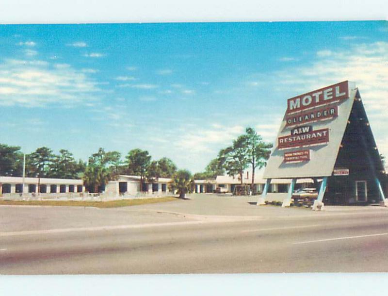 Pre-1980 MOTEL SCENE Brunswick Georgia GA AD8904