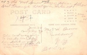 Corner of Social Room WW1 Y. M. C. A Real Photo - Fort Dix, New Jersey NJ Pos...