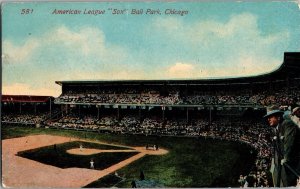 South Side Ballpark, home of the Chicago White Sox baseball team Postcard T40