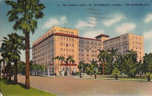 Postcard The Sorena Hotel St Petersburg FL