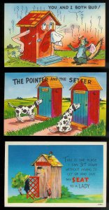 Comic Humor Postcards (44) ALL different ALL MINT Unused C1930s/1940s