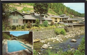 Tennessee GATLINBURG Edgewater Motel Bank of The Little Pigeon River - Chrome