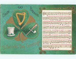 Divided-Back ST. PATRICK'S DAY SCENE Great Postcard W8110