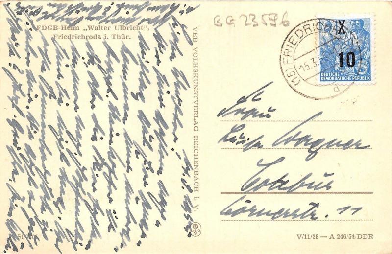 BG23596 walter ulbricht   friedrichroda thur  germany CPSM 14x9cm