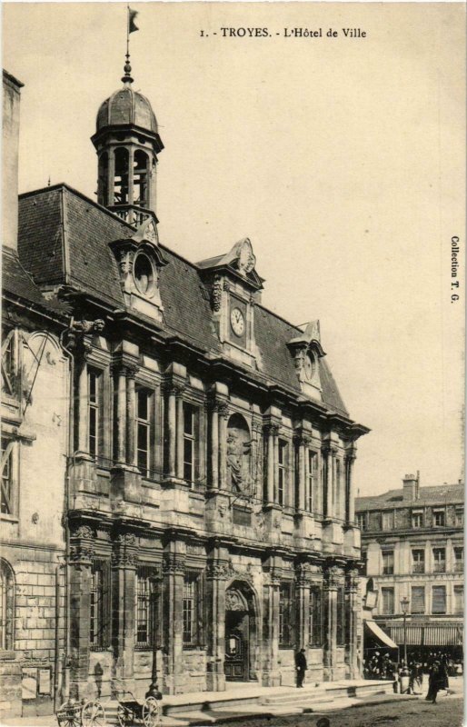 CPA Troyes- Hotel de Ville FRANCE (1007679)