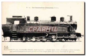 Postcard Old Train Locomotive Tender Machine 5503 has superheater Schmidt