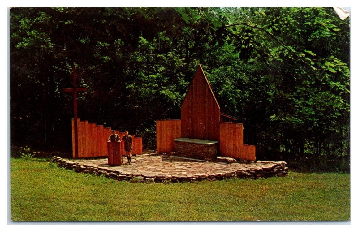 1966 Boy Scouts Camp Brule, Order of the Arrow Chapel, Forksville, PA