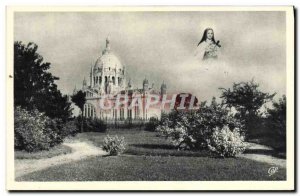 Old Postcard Perspective On Lisieux Basilica