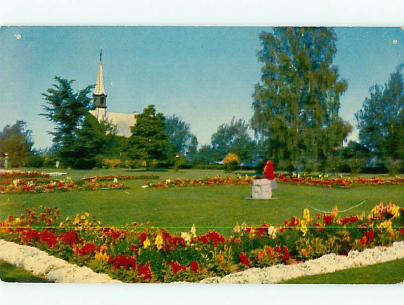 Vintage Post Card Grand Pre Memorial Park Montreal  Nova Scotia  Canada  # 3864