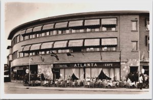 Netherlands Hotel Cafe Restaurant Atlanta Apeldoorn Holland Vintage RPPC C091