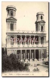 Paris - 6 - L & # 39Eglise Saint Sulpice - Old Postcard