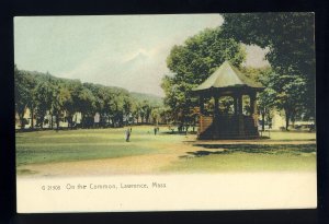 Lawrence, Massachusetts/MA/Mass Postcard, On The Common