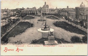 Argentina Buenos Aires Triumphal Place Vintage Postcard C073