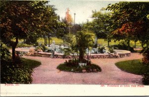 Illinois Peoria Glen Oak Park The Fountain