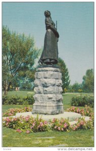 GRAND PRE, Nova Scotia, Canada, 1940-1960's; Evangeline Monument