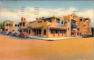 Postcard HOTEL SCENE Santa Fe New Mexico NM AM2319