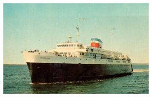 Postcard BOAT SCENE Yarmouth Nova Scotia NS AS4899